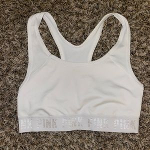 White Sports Bra